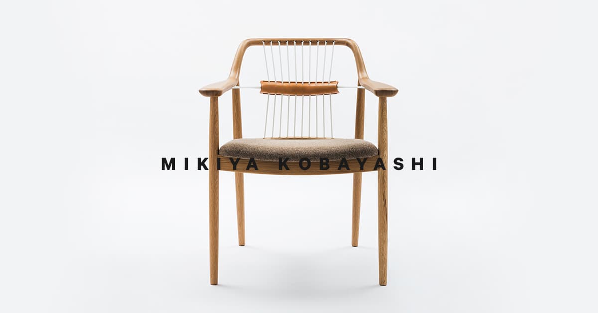 Главная страница сайта MIKIYA KOBAYASHI: сетка проектов студии дизайна мебели и предметов